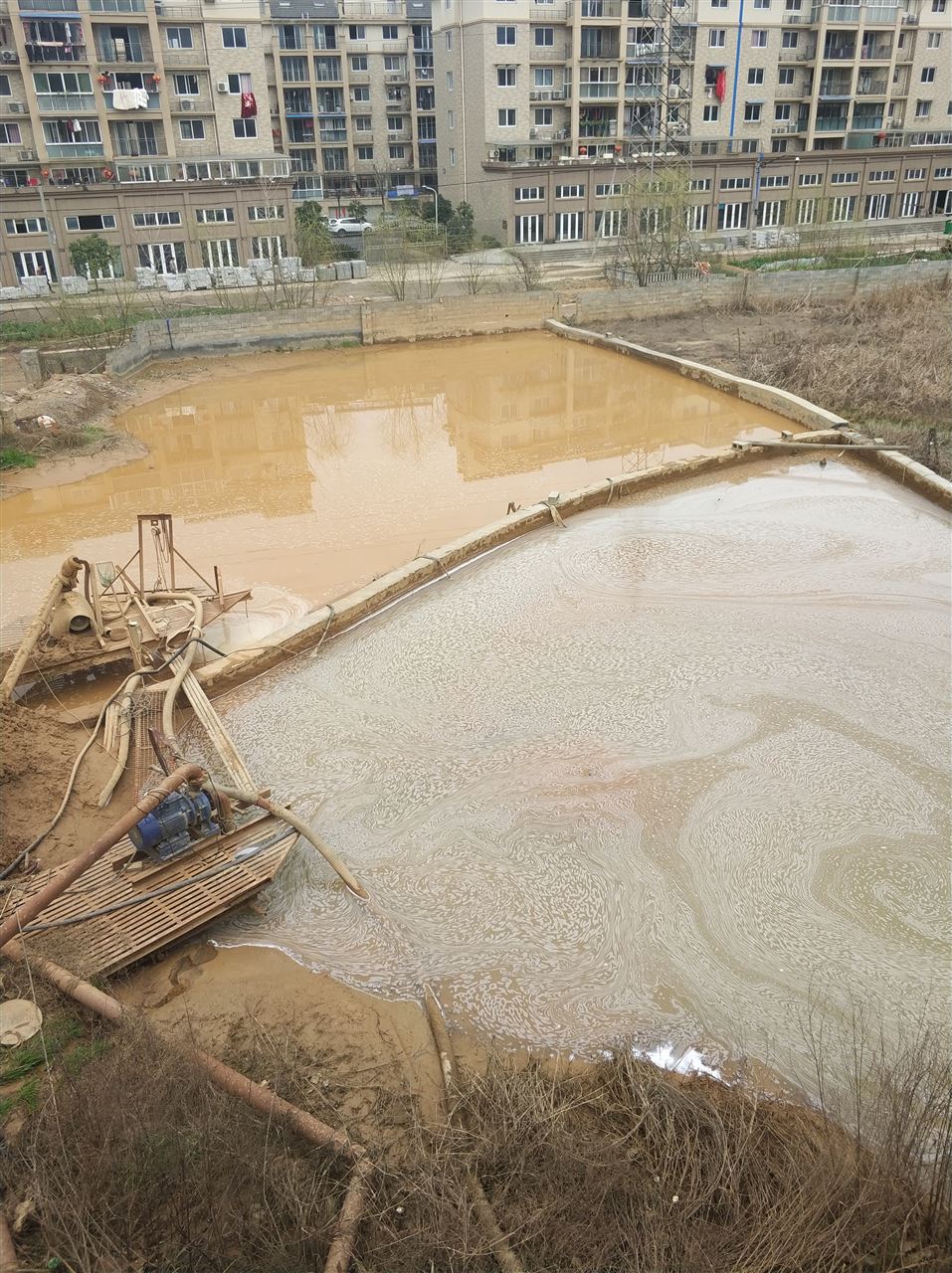 黄山沉淀池淤泥清理-厂区废水池淤泥清淤