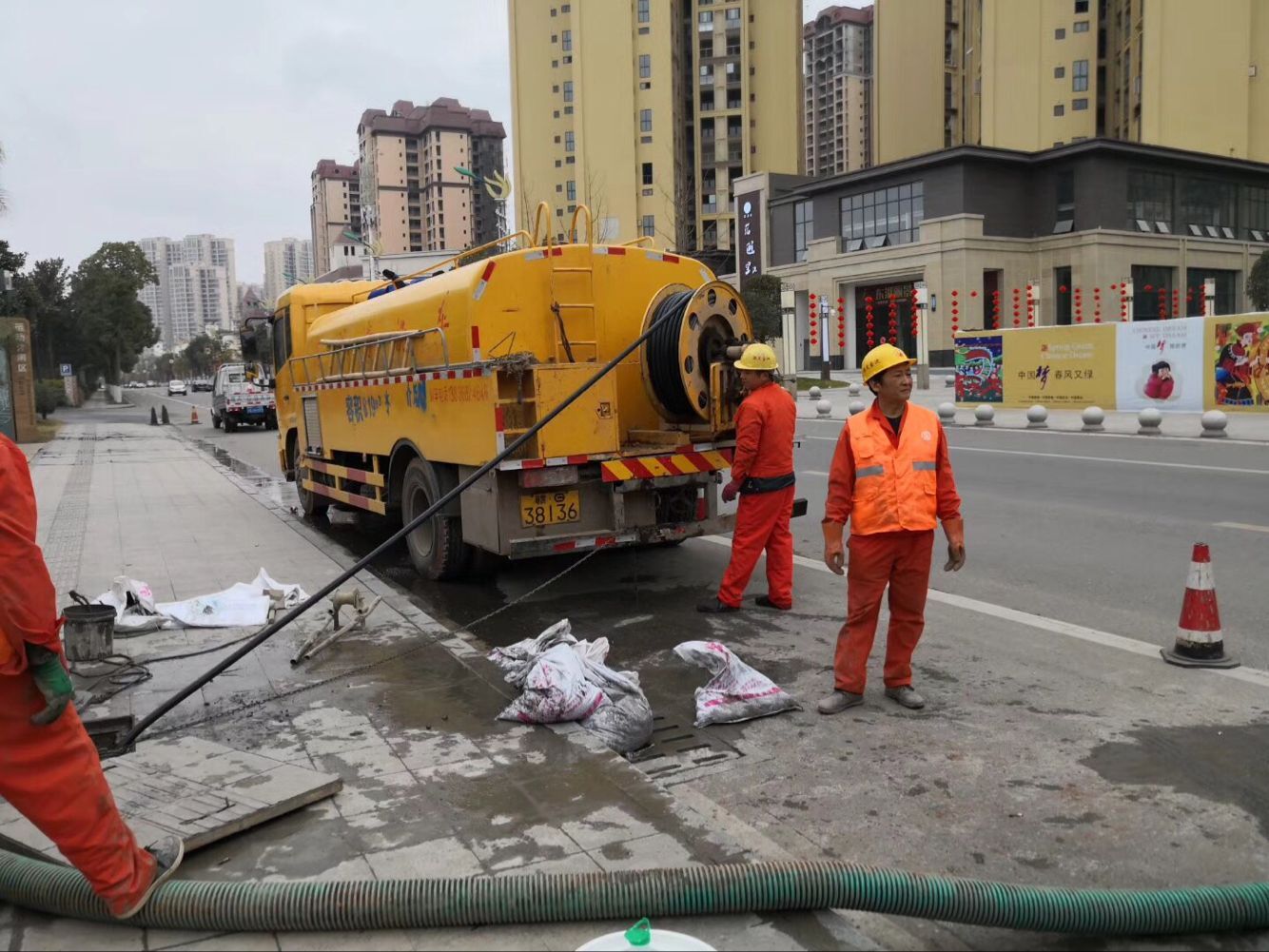 黄山排污管道清淤-管道清洗